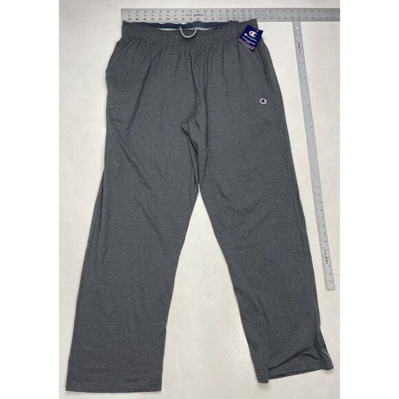Champion Open Bottom Everyday Sweatpants Men XXL Gray P7309 NWT - Picture 9 of 10